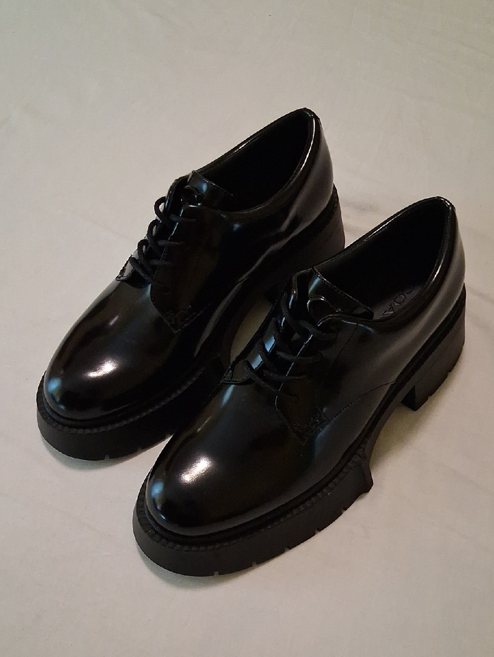 Coach Lyla Platform Derby Shoes NWOT